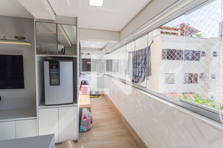 Varanda Gourmet da Sala 1 de apartamento à venda com 3 quartos, 145m² em São Pedro, Belo Horizonte