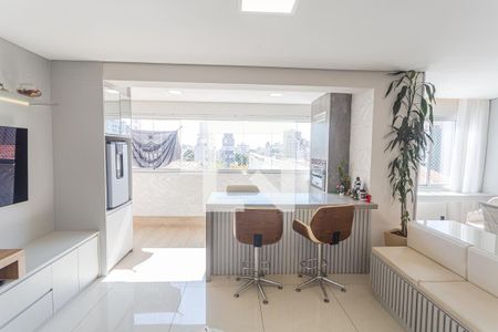 Varanda Gourmet da Sala 1 de apartamento à venda com 3 quartos, 145m² em São Pedro, Belo Horizonte