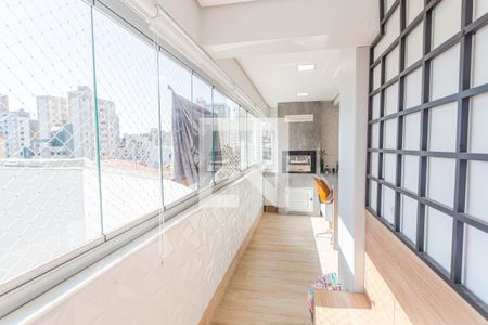 Varanda Gourmet da Sala 1 de apartamento à venda com 3 quartos, 145m² em São Pedro, Belo Horizonte