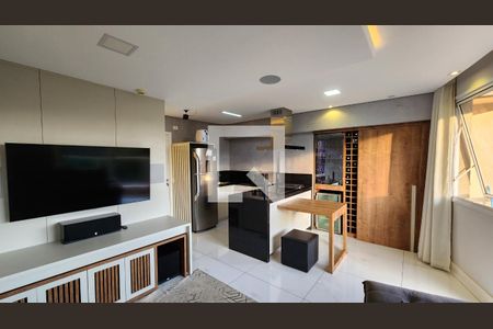 Sala/Cozinha de apartamento para alugar com 1 quarto, 57m² em Vila Argos Velha, Jundiaí