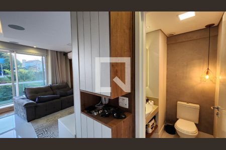 Sala/Cozinha de apartamento para alugar com 1 quarto, 57m² em Vila Argos Velha, Jundiaí