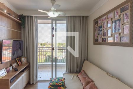 Sala de apartamento à venda com 2 quartos, 64m² em Parque Industrial, Campinas