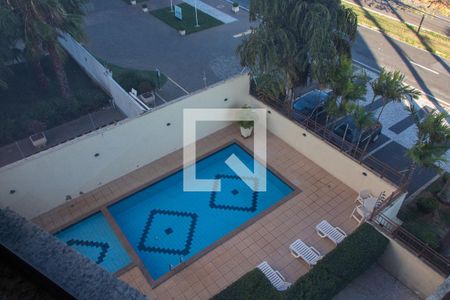 VISTA DA SACADA SALA de apartamento à venda com 4 quartos, 139m² em Vila Brandina, Campinas