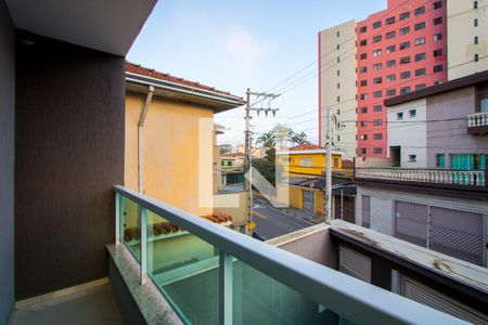 Varanda da sala de casa para alugar com 3 quartos, 212m² em Vila Assunção, Santo André