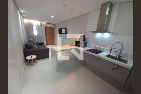 Sala de casa para alugar com 1 quarto, 63m² em Esplanada dos Barreiros, São Vicente