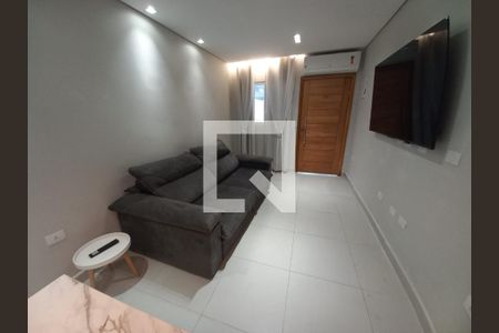 Sala de casa para alugar com 1 quarto, 63m² em Esplanada dos Barreiros, São Vicente