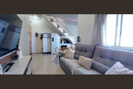 Sala de apartamento à venda com 2 quartos, 88m² em Vila Apiaí, Santo André