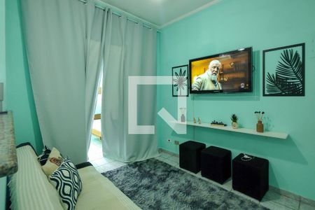 Sala de apartamento para alugar com 2 quartos, 14m² em Mirim, Praia Grande