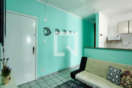 Sala de apartamento para alugar com 2 quartos, 14m² em Mirim, Praia Grande