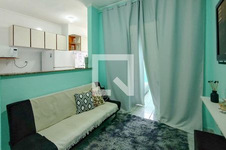 Sala de apartamento para alugar com 2 quartos, 14m² em Mirim, Praia Grande