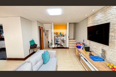 Sala - Sala de Jantar de casa de condomínio à venda com 3 quartos, 210m² em Parque das Nações, Santo André