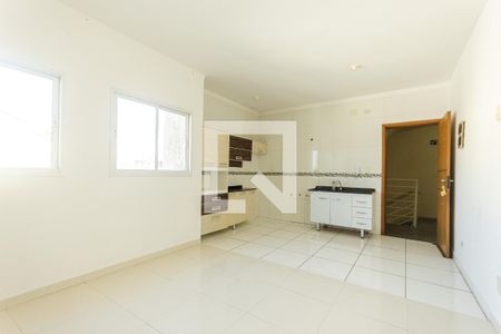 Sala e Cozinha de apartamento para alugar com 2 quartos, 58m² em Parque Oratório, Santo André