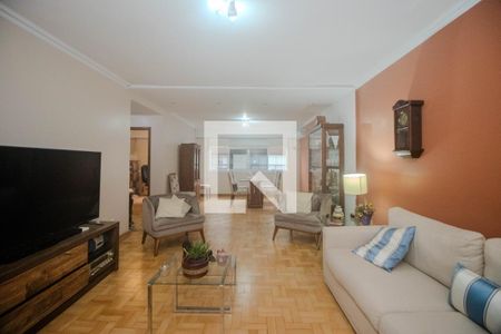 Sala de apartamento à venda com 4 quartos, 144m² em Petrópolis, Porto Alegre