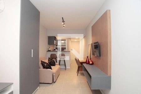 Studio - Sala / Quarto de kitnet/studio à venda com 1 quarto, 30m² em Centro Histórico, Porto Alegre