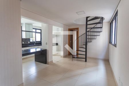 Sala  de apartamento para alugar com 2 quartos, 120m² em Sion, Belo Horizonte