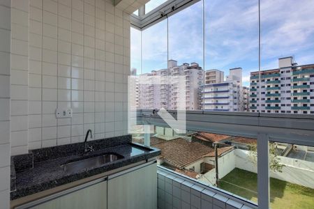 Sacada de apartamento para alugar com 2 quartos, 60m² em Nova Mirim, Praia Grande