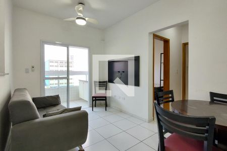 Sala de apartamento para alugar com 2 quartos, 60m² em Nova Mirim, Praia Grande