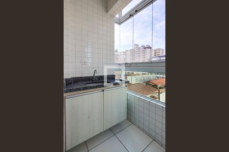 Sacada de apartamento para alugar com 2 quartos, 60m² em Nova Mirim, Praia Grande