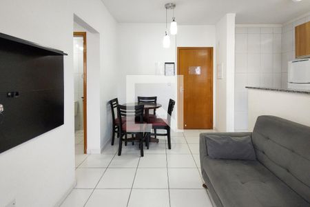 Sala de apartamento para alugar com 2 quartos, 60m² em Nova Mirim, Praia Grande