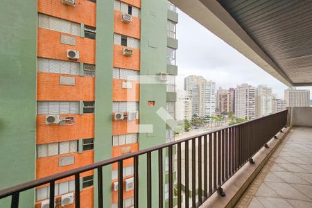 Varanda de apartamento para alugar com 3 quartos, 150m² em Vila Luis Antônio, Guarujá