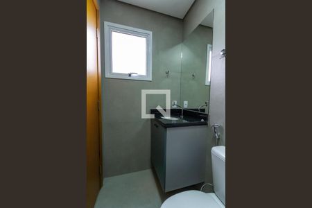 Banheiro de kitnet/studio para alugar com 1 quarto, 23m² em Centro, São Bernardo do Campo