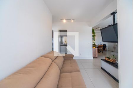 Sala de TV de apartamento à venda com 2 quartos, 75m² em Vila Apiai, Santo André