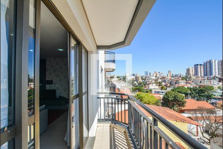 Varanda da Sala de apartamento para alugar com 3 quartos, 127m² em Vila Pires, Santo André