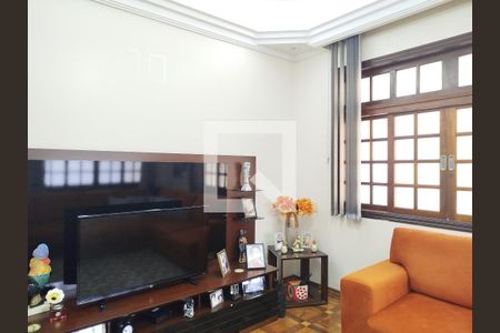 Sala de TV de casa à venda com 3 quartos, 304m² em Santa Maria, São Caetano do Sul