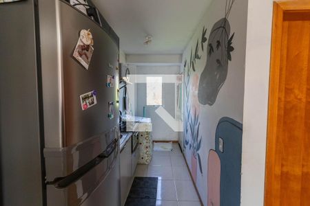 Cozinha e Área de Serviço de casa de condomínio à venda com 2 quartos, 50m² em Aberta dos Morros, Porto Alegre