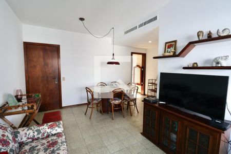 Sala de apartamento para alugar com 3 quartos, 100m² em Vila Luis Antonio, Guarujá