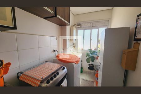 Cozinha e Área de Serviço de apartamento à venda com 2 quartos, 50m² em Vila Nambi, Jundiaí