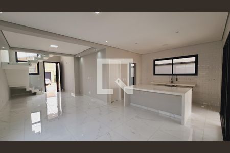 Sala/Cozinha de casa de condomínio para alugar com 3 quartos, 211m² em Recanto Quarto Centenario, Jundiaí