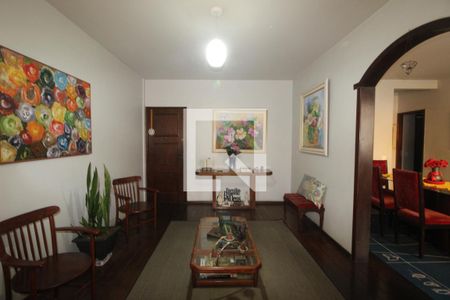 Sala  de apartamento à venda com 4 quartos, 147m² em Funcionários, Belo Horizonte