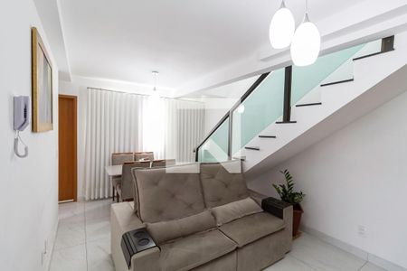 Sala de apartamento à venda com 2 quartos, 107m² em Jardim Atlântico, Belo Horizonte