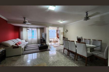 Sala de casa para alugar com 4 quartos, 260m² em Embaré, Santos