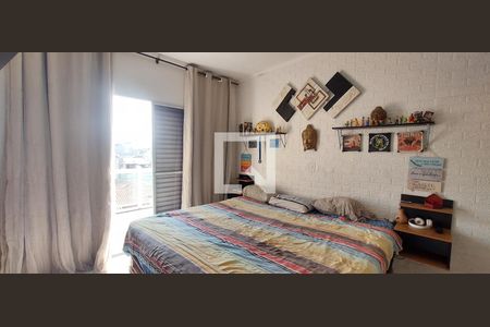 Quarto 1 suíte de apartamento para alugar com 3 quartos, 89m² em Jardim Santo Antônio, Santo André