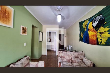 Sala  de apartamento para alugar com 2 quartos, 70m² em Vila Caiçara, Praia Grande