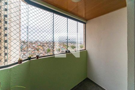 Varanda da Sala de apartamento à venda com 3 quartos, 78m² em Vila Apiai, Santo André