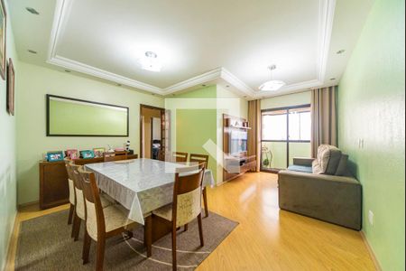 Sala de apartamento à venda com 3 quartos, 78m² em Vila Apiai, Santo André