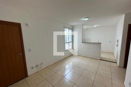 Sala de apartamento para alugar com 2 quartos, 45m² em Jardim Silvio Passalacqua, Ribeirão Preto