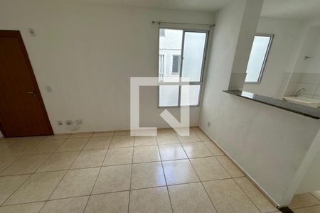 Sala de apartamento para alugar com 2 quartos, 45m² em Jardim Silvio Passalacqua, Ribeirão Preto