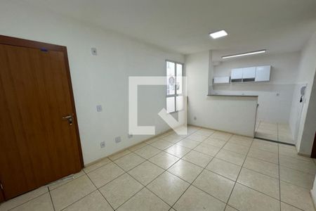 Sala de apartamento para alugar com 2 quartos, 45m² em Jardim Silvio Passalacqua, Ribeirão Preto