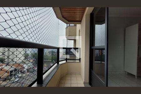 Varanda da Sala de apartamento para alugar com 3 quartos, 104m² em Vila Gilda, Santo André