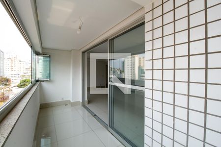 Varanda da Sala de apartamento à venda com 3 quartos, 145m² em Santo Antônio, Belo Horizonte