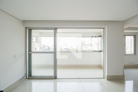 Varanda da Sala de apartamento à venda com 3 quartos, 145m² em Santo Antônio, Belo Horizonte