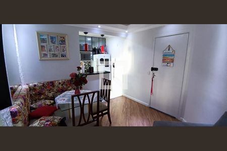 Sala de apartamento à venda com 2 quartos, 52m² em Parque Taboão, Taboão da Serra