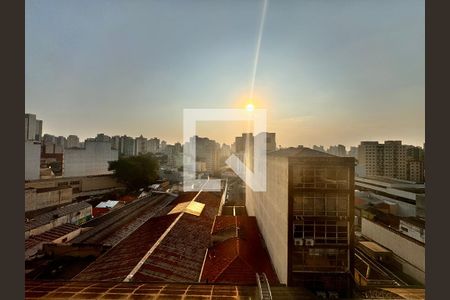 Vista Sala/ cozinha  de apartamento à venda com 1 quarto, 62m² em Centro, Santo André