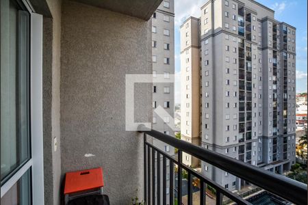 Varanda da Sala de apartamento à venda com 2 quartos, 66m² em Vila Metalúrgica, Santo André