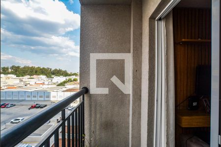 Varanda da Sala de apartamento à venda com 2 quartos, 66m² em Vila Metalúrgica, Santo André