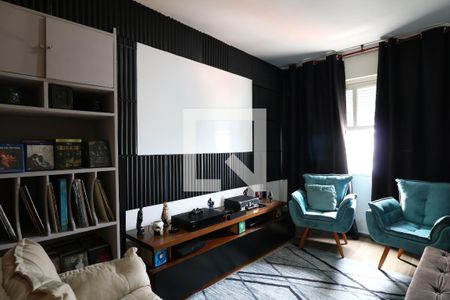 Sala de TV de apartamento à venda com 4 quartos, 280m² em Centro, Santo André